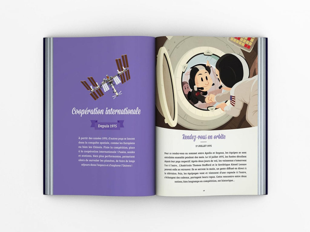 Beau livre - Conquête Spatiale