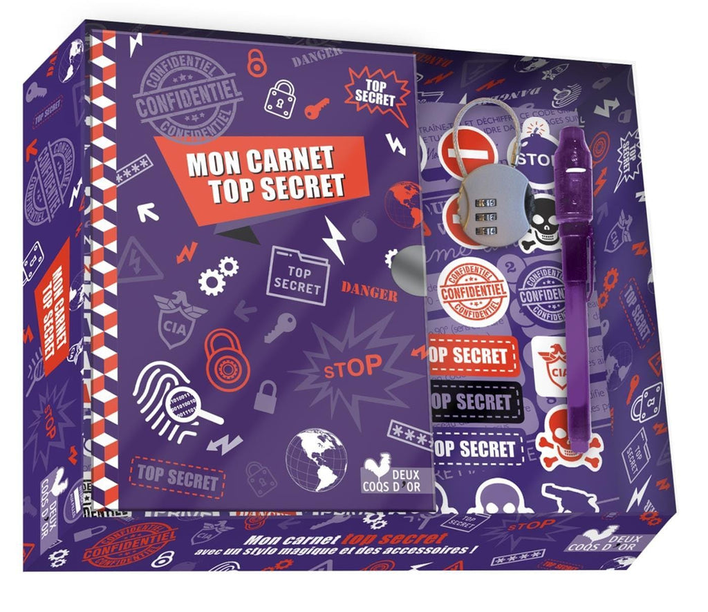 Mon coffret carnet top secret