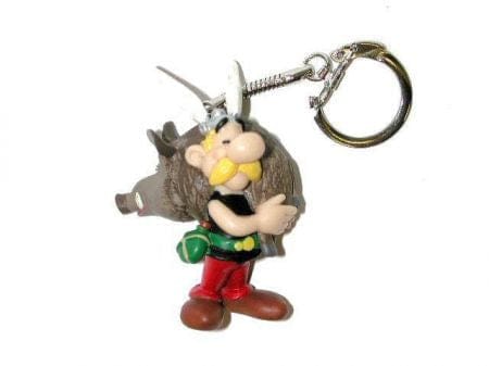 Porte-clé - Astérix portant un sanglier