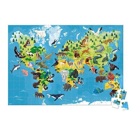 Puzzle 3D - Animaux en danger - 200 pièces