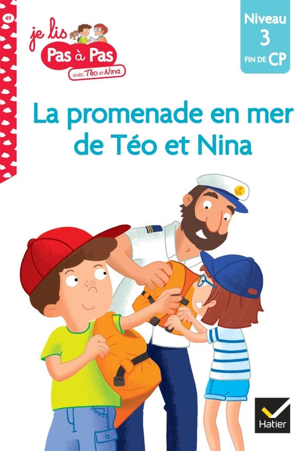 Je lis pas à pas - La promenade en mer de Téo et Nina