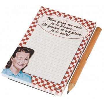 Mémo bloc notes aimanté - Mon frigo