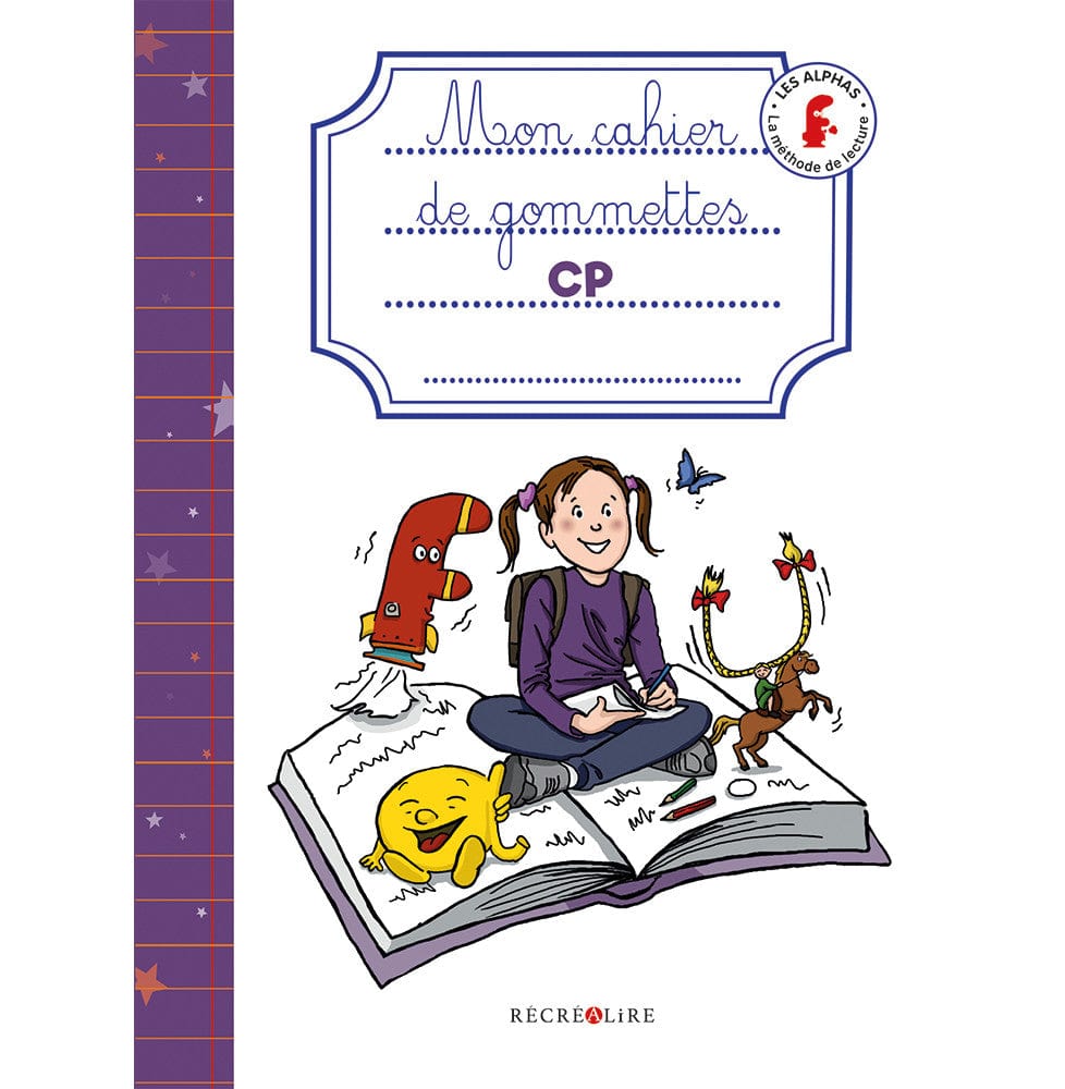 Cahier de gommettes Les alphas - CP