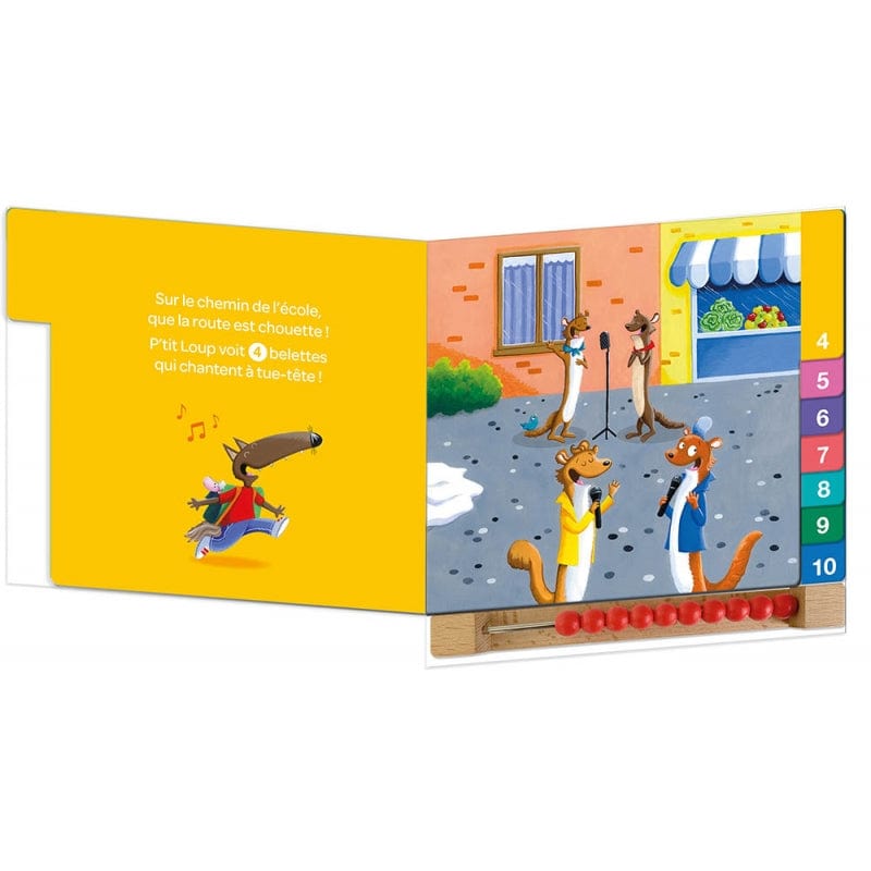 P'tit loup - Mon premier livre à compter