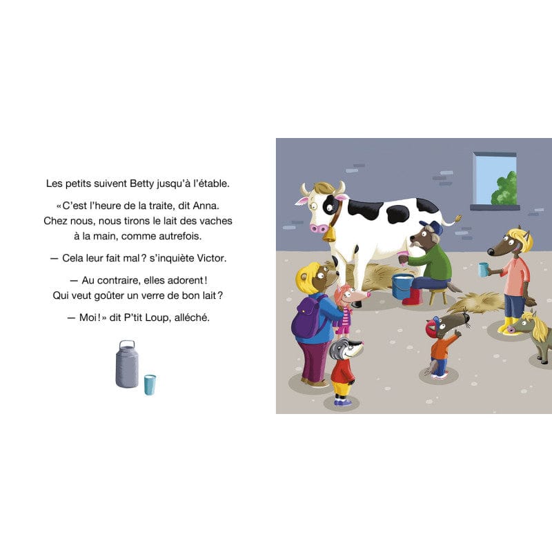 P'tit loup visite une ferme