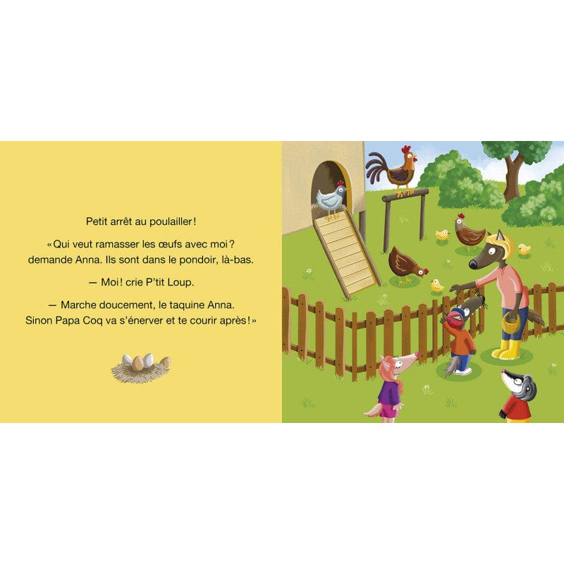 P'tit loup visite une ferme