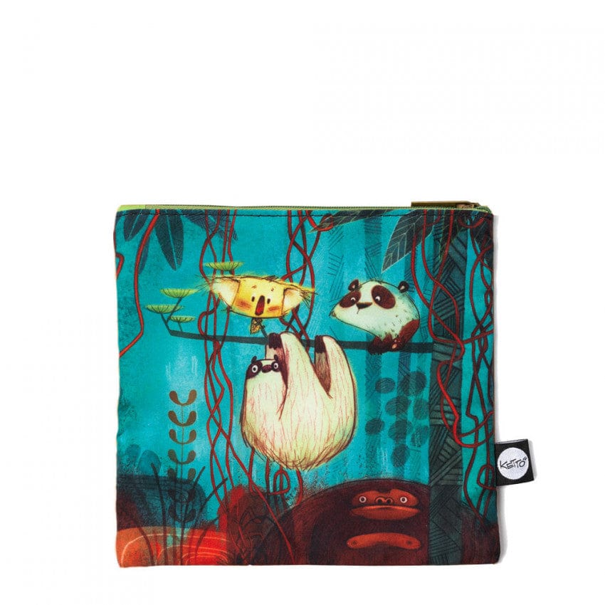 Trio de pochettes réutilisables - Jungle