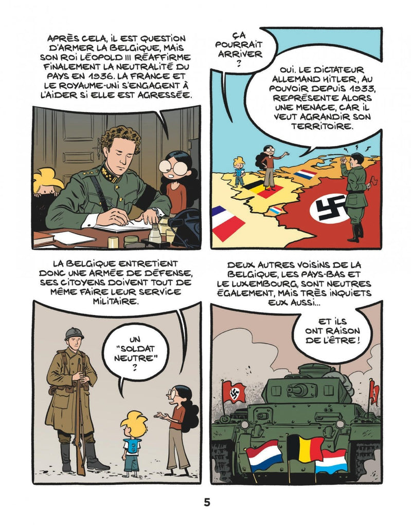 Le fil de l'Histoire - 1939-1945 - La Belgique en terrain de guerre