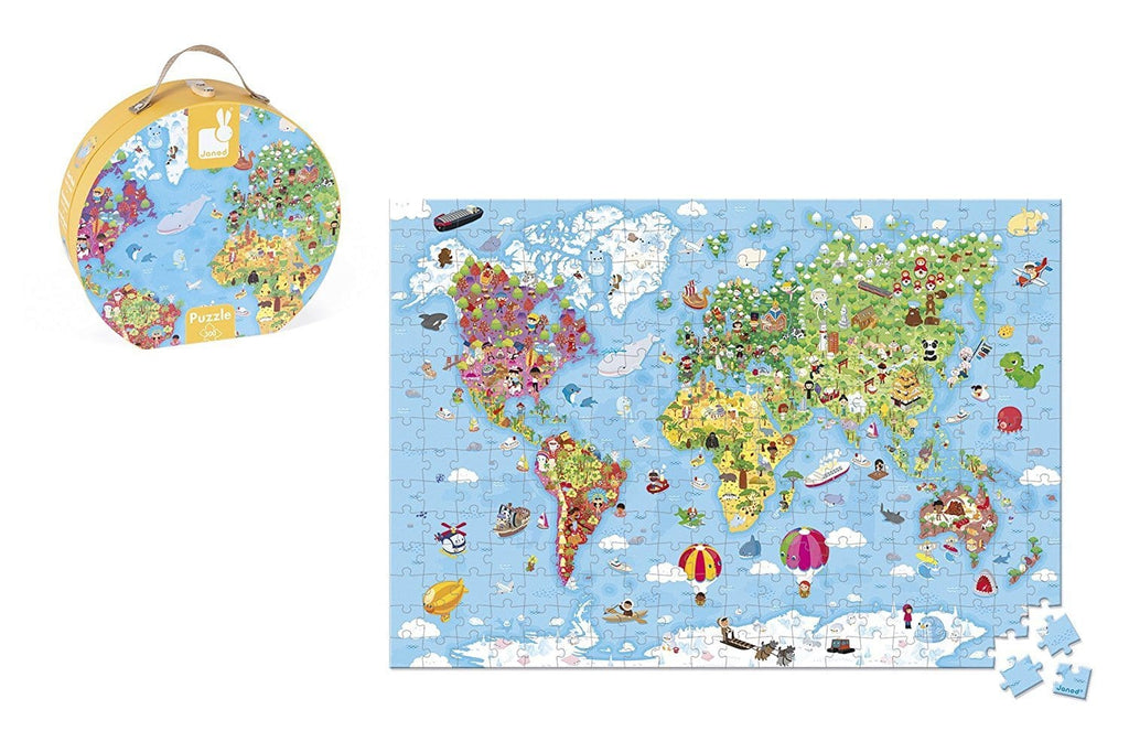 Puzzle géant - monde - 300 pièces