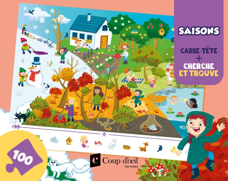 Casse-tête + Cherche et trouve - Saisons