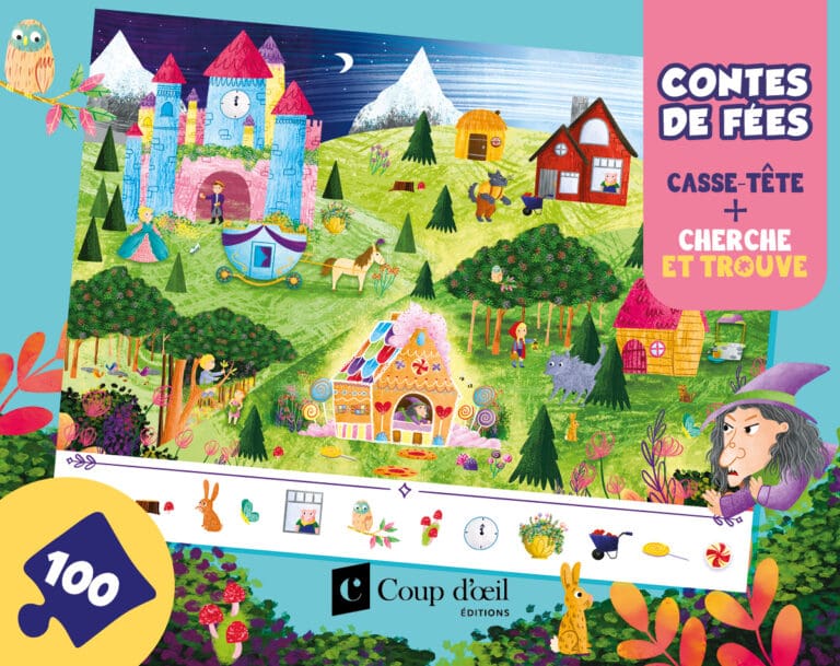 Casse-tête + Cherche et trouve - Contes de fées