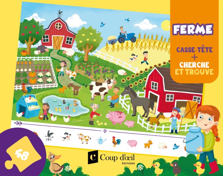 Casse-tête + Cherche et trouve - Ferme