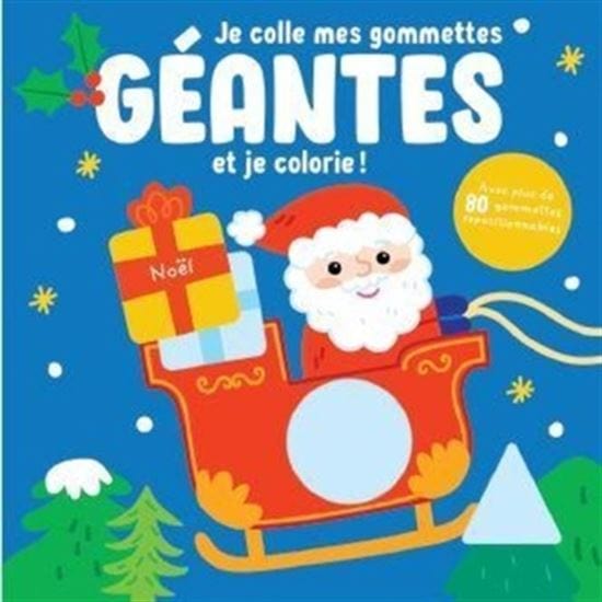 Mes gommettes géantes - Noël bleu