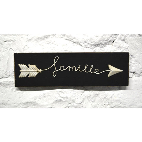 Plaque murale - famille