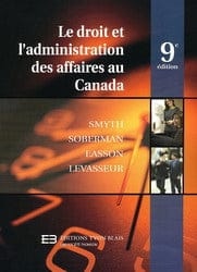 Le droit et l'administration des affaires au Canada