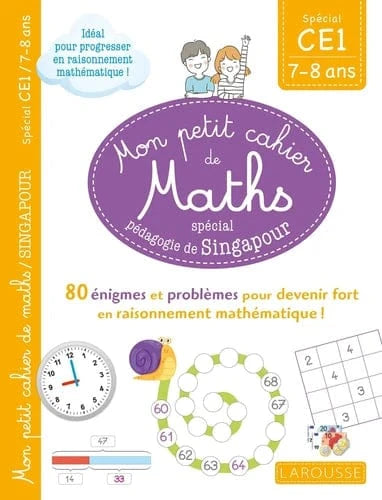 Mathématiques CE1 -80 énigmes et problèmes pour devenir fort en raisonnement mathématique !
