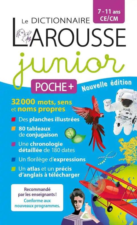 Dictionnaire Larousse junior poche plus , CE/CM ( 7 - 11 ans)