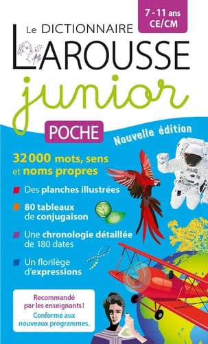 Dictionnaire Larousse junior poche CE/CM ( 7 - 11 ans)