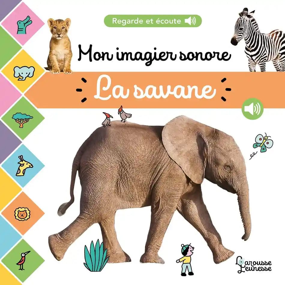 Mon imagier sonore - La savane