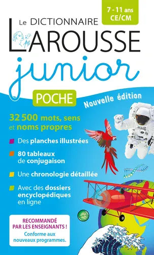 Le dictionnaire Larousse junior poche 7-11 ans