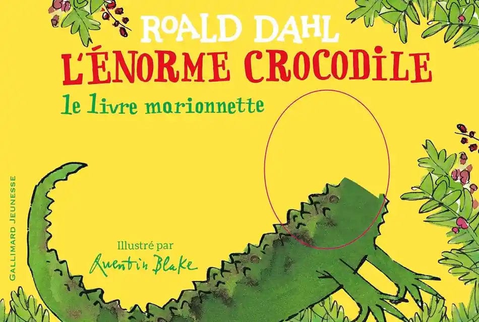 Le livre marionnette - L'énorme crocodile
