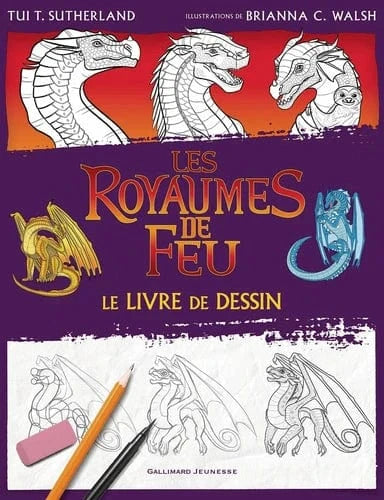 Livre de dessin - Les Royaumes de feu