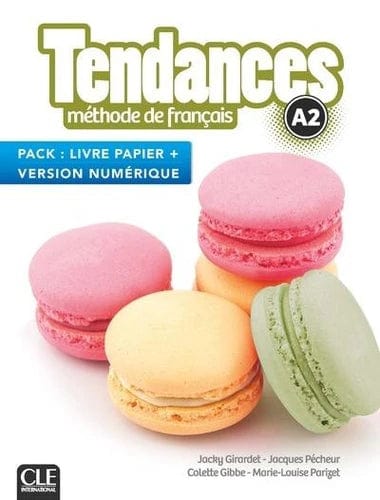 Tendances A2 - Méthode de français livre papier + version numérique