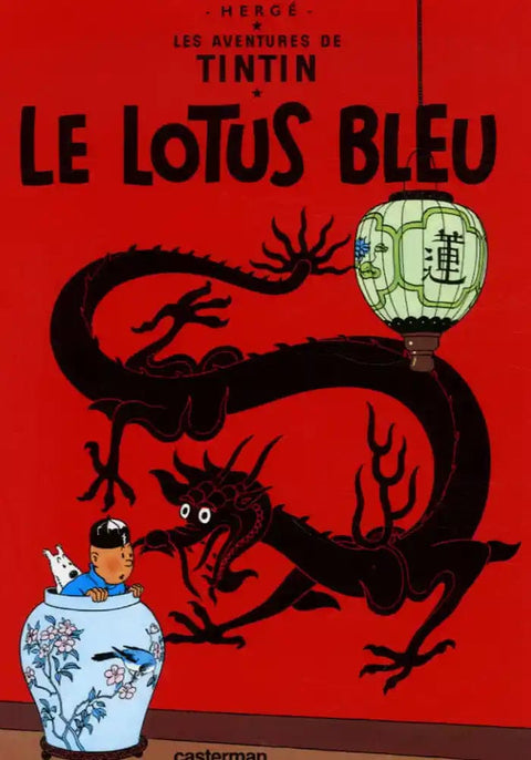 Tintin T05: Le Lotus Bleu (petit format)