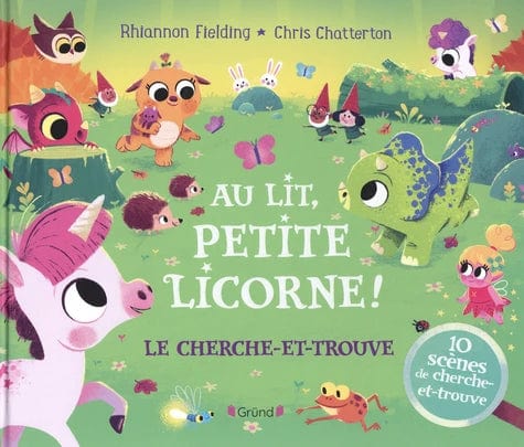 Au lit, petite licorne