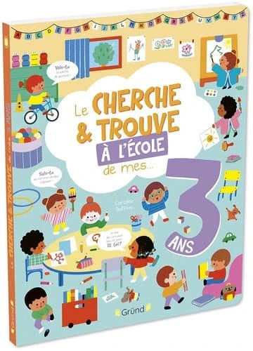 Cherche et trouve de mes 3 ans - À l'école
