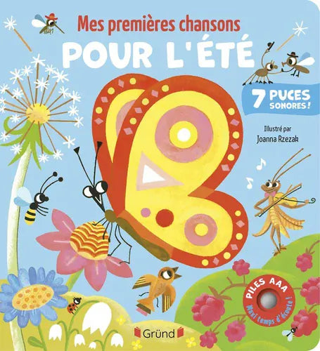 Livre sonore - Mes premières chansons pour l'été