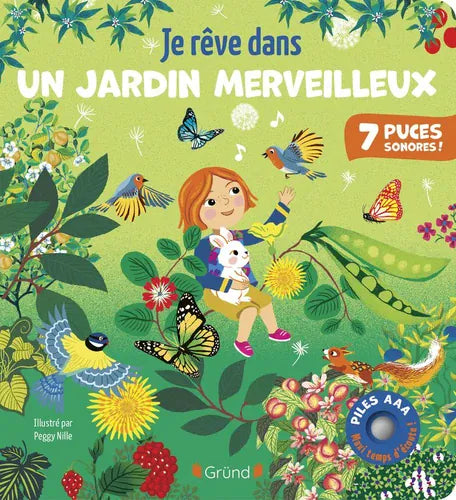 Livre sonore - Je rêve dans un jardin merveilleux