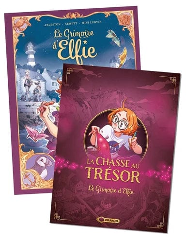 Le grimoire d'Elfie T01 - L'île presque + La chasse au trésor et un extrait de Le Jardin des fée T01 - Bergère des fées