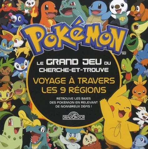 Pokémon - Le grand jeu du cherche et trouve - Voyage à travers les 9 régions