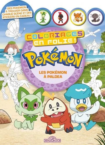 Coloriages en folies - Les Pokémon à Paldea