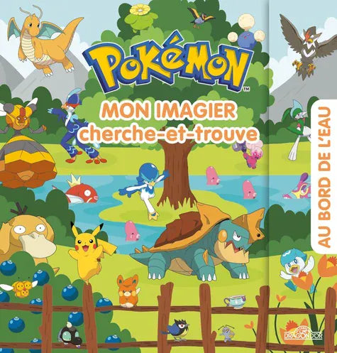 Pokémon - Mon imagier cherche et trouve - Au bord de l'eau
