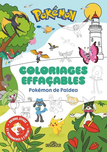 Pokémon de Paldea - coloriages  effaçables