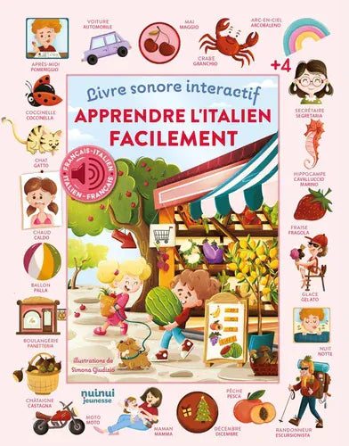 Livre sonore interactif - Apprendre l'italien facilement