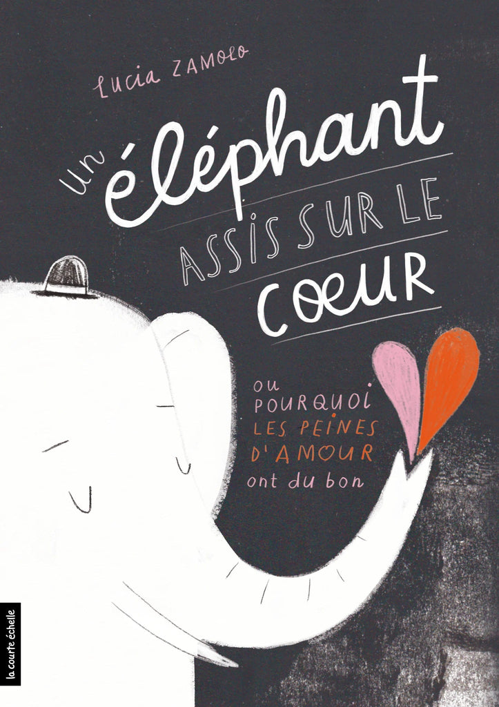 Un éléphant assis sur le cœur