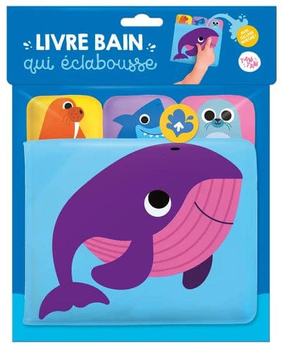 Livre bain qui éclabousse - La baleine