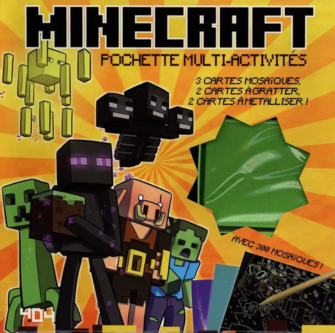 Pochette multi-activités Minecraft