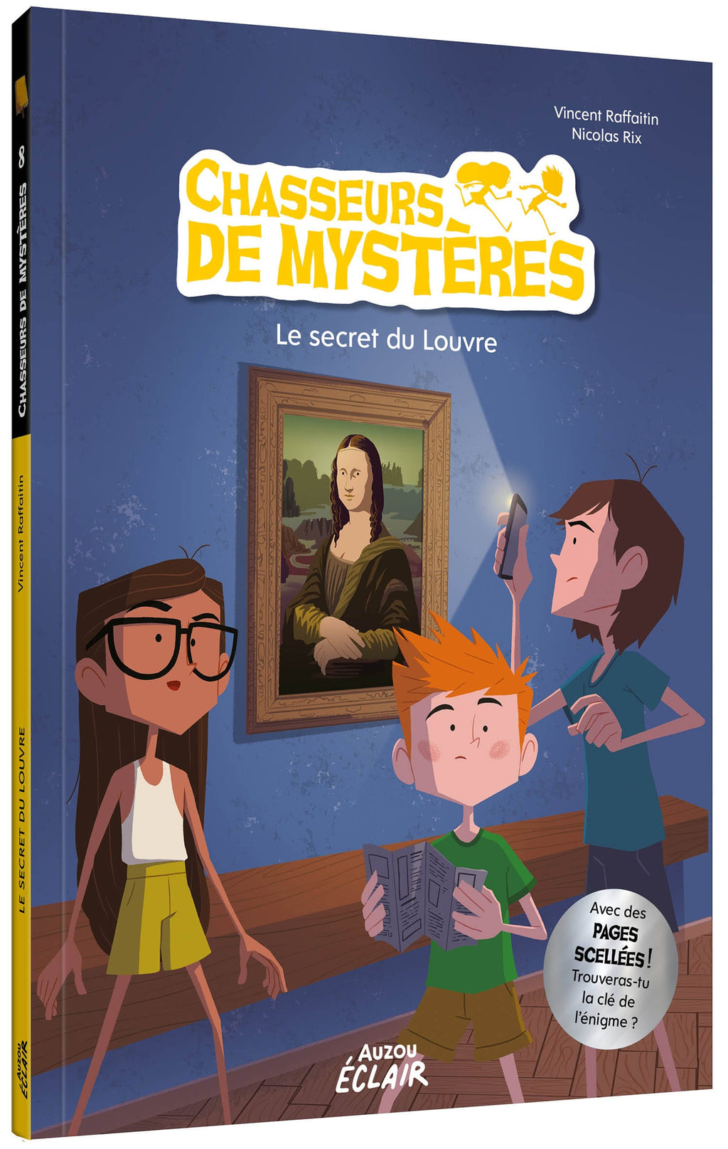 Chasseurs de mystères T08 - Le secret du Louvre