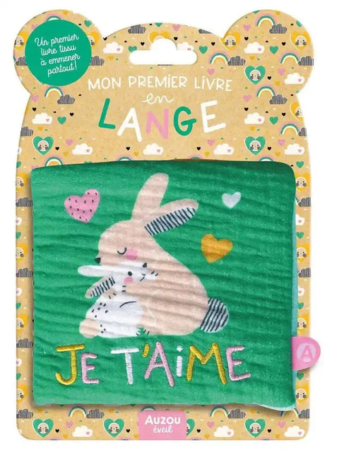 Livre tissu : Je t'aime