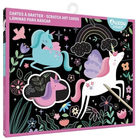 Cartes à gratter - Licornes