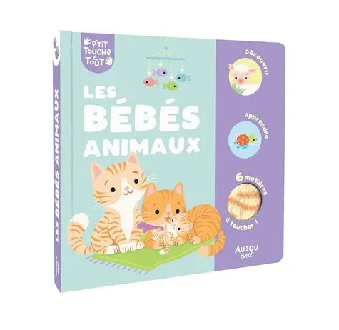 Les bébés animaux. P'tit touche à tout