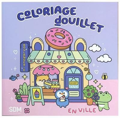 Coloriage douillet - En ville