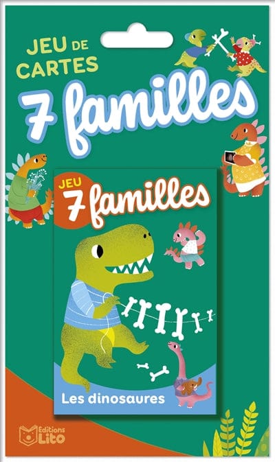 Jeu des 7 familles - Les dinosaures