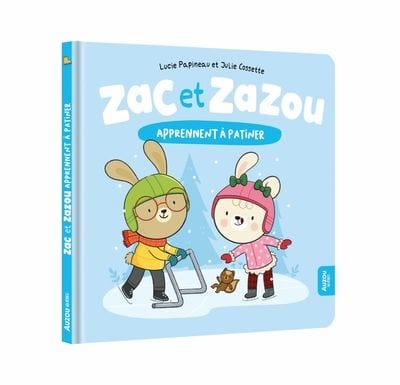 Zac et Zazou apprennent à patiner
