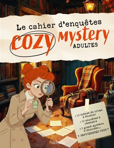 Le cahier d'enquetes Cozy Mystery Adultes