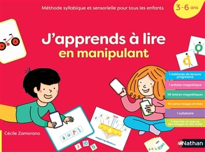 J'apprends à lire en manipulant. Méthode syllabique et sensorielle pour tous les enfants 3-6 ans